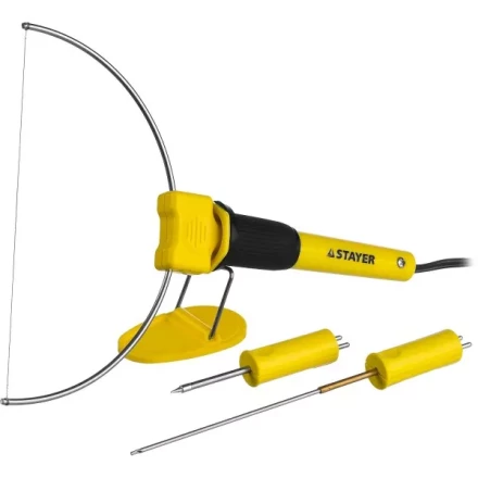 Прибор STAYER MASTER MAXtermo для художественной резки пенопласта, пластика, 3 насадки, 7Вт 45257-H3 купить в Челябинске