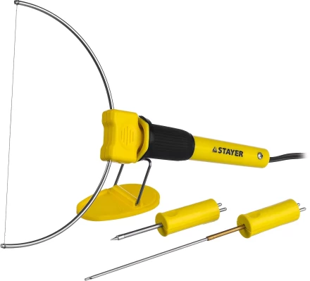 Прибор STAYER MASTER MAXtermo для художественной резки пенопласта, пластика, 3 насадки, 7Вт 45257-H3 купить в Челябинске