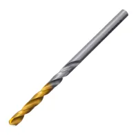Сверло спиральное по металлу Denzel 4 x 75 мм, Р6М5, Golden Tip, 718229