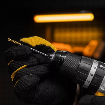 Сверло спиральное по металлу Denzel 4 x 75 мм, Р6М5, Golden Tip, 718229 купить в Челябинске