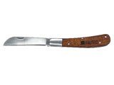 Нож садовый 173 мм складной копулировочный деревянная рукоятка  PALISAD 79002