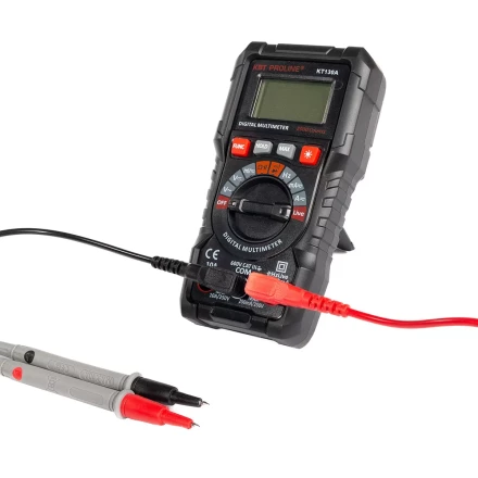 Мультиметр цифровой КВТ KT 130A с автоматическим выбором пределов измерений (88549) купить в Челябинске