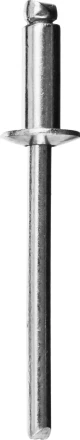 Заклепки ЗУБР из нержавеющей стали, 4,8x16мм, 500шт 31315-48-16 купить в Челябинске