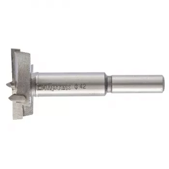 Сверло Форстнера по дереву 42 мм цилиндрический хвостовик СИБРТЕХ 704842 купить в Челябинске