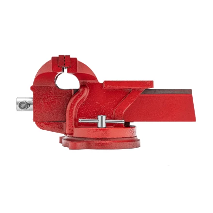 Тиски слесарные, 150 мм, поворотные, с наковальней// MTX 18637 купить в Челябинске