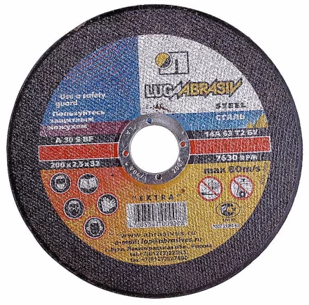 Круг отрезной по металлу 230 х 2,5 х 22 мм А30 Луга купить в Челябинске
