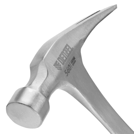 Молоток-гвоздодер 560 г Denzel 10424, цельнометаллический, двухкомпонентная рукоятка купить в Челябинске