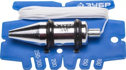 Отвес ЗУБР &quot;ЭКСПЕРТ&quot; строительный со шнуром и безопасным наконечником, 150 г 06347-15_z01 купить в Челябинске