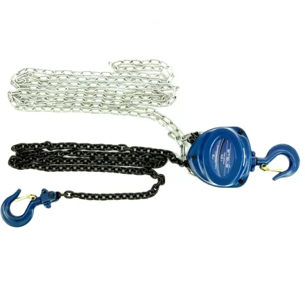 Таль цепная 0,5 т h подъема 2,5 м расстояние между крюками 350 мм Stels 51943 купить в Челябинске