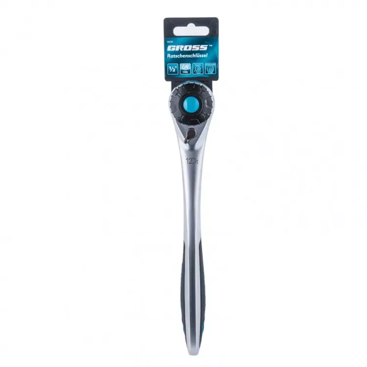 Ключ трещоточный 120 зубьев 1/2" Gross 14137 купить в Челябинске