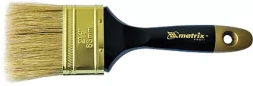 Кисть плоская "Профи"  4" натуральная щетина деревянная ручка  MATRIX 83155