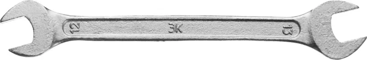 Ключ рожковый гаечный ЗУБР "СТАНДАРТ", оцинкованный, 12х13мм 27115-12-13 купить в Челябинске