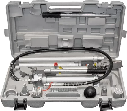Растяжка гидравлическая 10 т набор из 17 предметов 7 сменных насадок в пластмассовом кейсе MATRIX 513405 купить в Челябинске