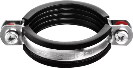 Хомут трубный с гайкой, оцинкованный, 2&quot;, 7шт, ЗУБР Мастер 37850-59-65 37850-59-65 купить в Челябинске