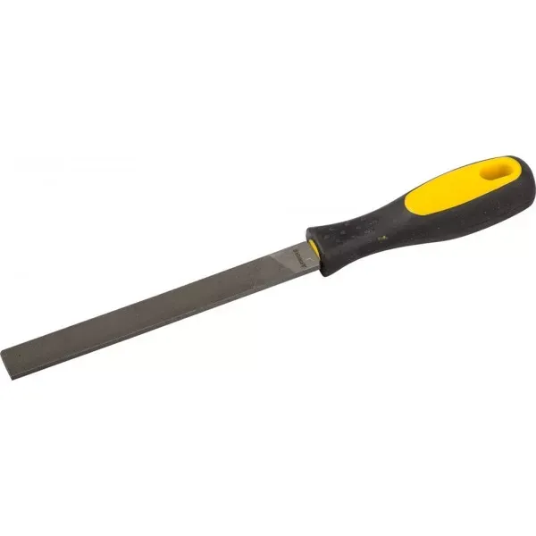 Напильник STAYER "PROFI" плоский, с двухкомпонентной рукояткой, № 2, 150мм 16601-15-2 купить в Челябинске