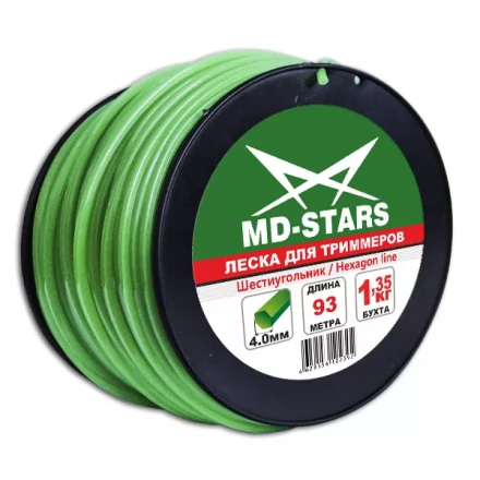 Леска для триммера HEXAGON LINE (шестиугольник) катушка 3,5ММХ122М купить в Челябинске