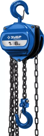 Таль цепная &quot;ТШ-1-6&quot; шестеренная, ЗУБР Профессионал 43082-1, 1т / 6м 43082-1_z01 купить в Челябинске