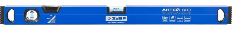 Уровень ЗУБР "ПРОФЕССИОНАЛ" "АНТЕЙ" с перископом, фрезерованная базовая поверхность, 2 цельные противоударные ампулы, 60см 34586-060_z01 купить в Челябинске