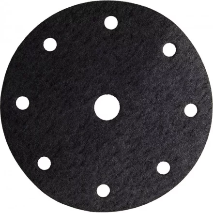 Круг шлифовальный URAGAN &quot;Универсальный водостойкий с покрытием стеарата цинка&quot; на липучке, 9 отв., P180, 150мм, 50шт 907-44114-180-50 купить в Челябинске