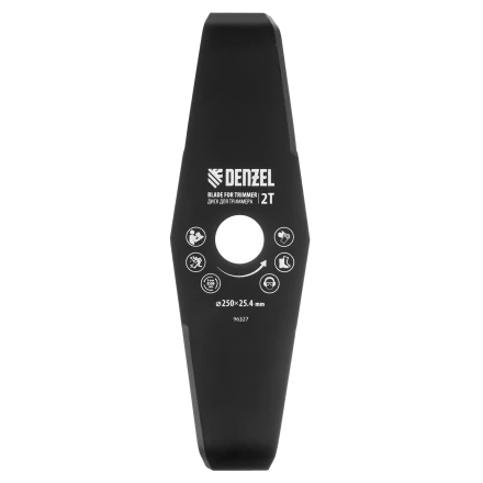 Диск для триммера  мульчирующий, 250 х 25,4 толщина 3 мм, 2 лезвия// Denzel 96327 купить в Челябинске