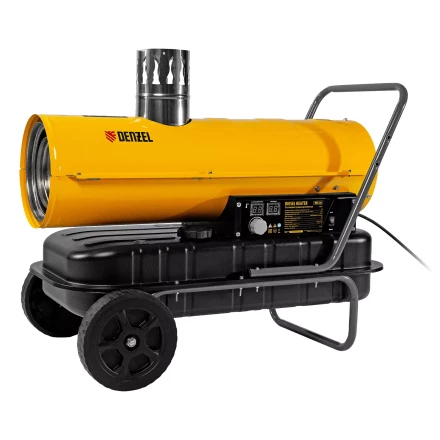 Дизельная тепловая пушка Denzel NHG-20i, 20 кВт, 600 м3/ч, непрямой нагрев, цифровой термостат купить в Челябинске