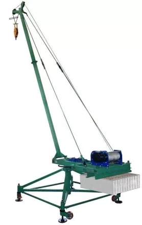 Кран стреловой поворотный &quot;МАСТЕР-3&quot; 1000 кг 50 м без противовесов с колесами 1010283 купить в Челябинске