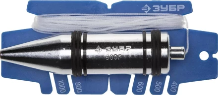 Отвес ЗУБР &quot;ЭКСПЕРТ&quot; строительный со шнуром и безопасным наконечником, 500 г 06347-50_z01 купить в Челябинске