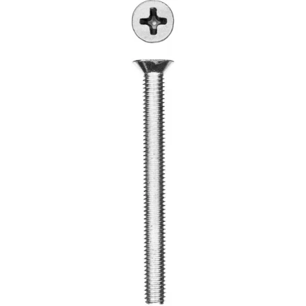 Винт DIN 965, M5 x 50 мм, 5 шт, кл. пр. 4.8, оцинкованный, ЗУБР 303116-05-050 купить в Челябинске