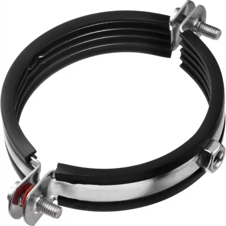 Хомут трубный с гайкой, оцинкованный, 3&quot;, 6шт, ЗУБР Мастер 37850-87-94 37850-87-94 купить в Челябинске