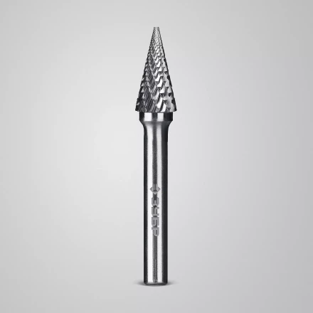Зубр Твердосплавная борфреза M - конус с острым углом, 10 х 20 мм, угол 25° (28811-10-20) купить в Челябинске