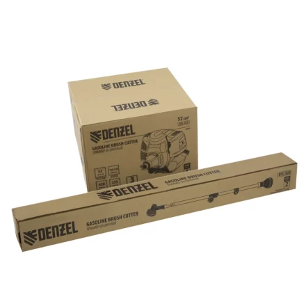 Триммер бензиновый DTL-52S, 52 см3, разъемная штанга, состоит из 2 частей Denzel 96266 купить в Челябинске