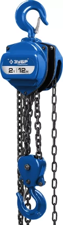Таль цепная &quot;ТШ-2-12&quot; шестеренная, ЗУБР Профессионал 43083-2, 2т / 12м 43083-2_z01 купить в Челябинске