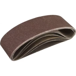 Лента шлифовальная бесконечная ЗУБР "СТАНДАРТ" на тканевой основе, для ЛШМ, P60, 75х533мм, 5 шт 35342-060