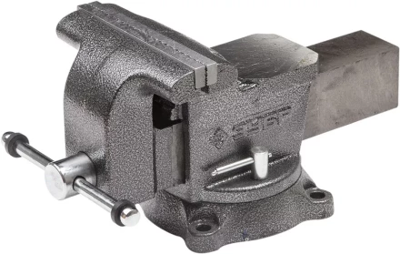 Тиски ЗУБР &quot;МАСТЕР&quot; слесарные поворотные, 200мм 3258-200 купить в Челябинске