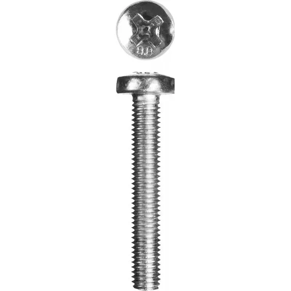 Винт ЗУБР DIN 7985, класс прочности 8.8, оцинкованный, M5x50 мм, ТФ0, 1900 шт. 4-303150-05-050 купить в Челябинске