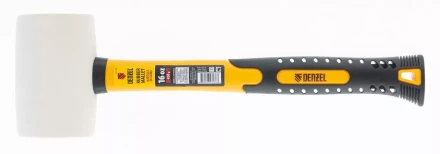 Киянка резиновая, 16 oz, белая резина, фибергласовая рукоятка Denzel 7711196 купить в Челябинске