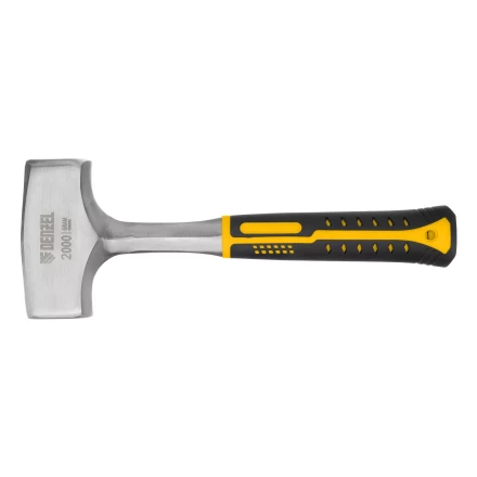 Кувалда 2 кг, цельнометаллическая, двухкомпонентная рукоятка Denzel 11013 купить в Челябинске