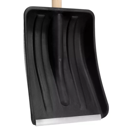 Лопата для уборки снега полипропиленовая Sparta, 275х365х870 мм, деревянный черенок, Россия 61653 купить в Челябинске