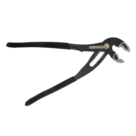 Клещи переставные Denzel 17906, кнопочный механизм, обливные рукоятки, 250 мм купить в Челябинске