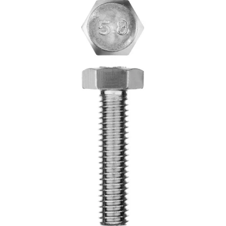 Болт ГОСТ 7798-70, M6 x 25 мм, 7 шт, кл. пр. 5.8, оцинкованный, ЗУБР 303086-06-025 купить в Челябинске