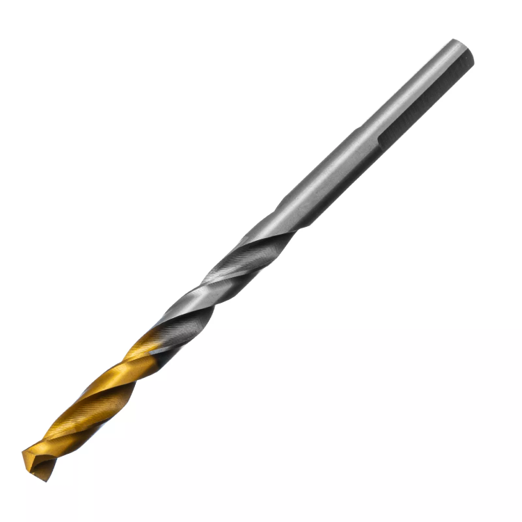 Сверло спиральное по металлу Denzel 5,5 x 93 мм, Р6М5, Golden Tip 718234 купить в Челябинске