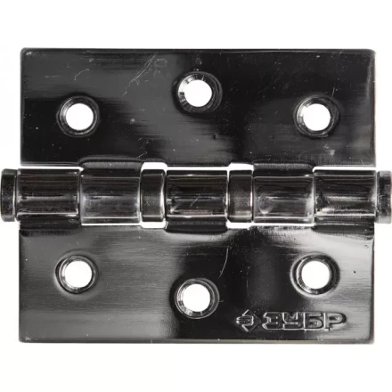 Петля универсальная ЗУБР &quot;ЭКСПЕРТ&quot;, 2 подшипника, цвет хром (CP), с крепежом, 75х63х2,5мм, 2 шт 37601-075-2 купить в Челябинске