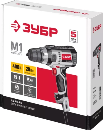 Дрель-шуруповерт сетевая ДШ-М1-400 серия МАСТЕР купить в Челябинске