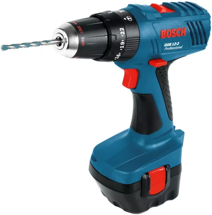 Дрель-шуруповерт аккумуляторная Bosch GSB 12-2 в кейсе (0.601.9А7.500) купить в Челябинске