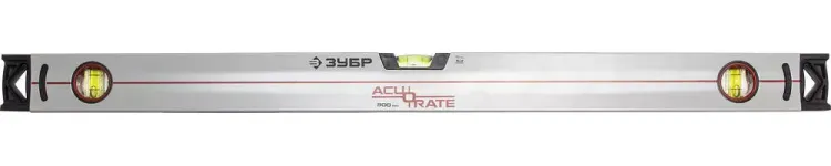 Уровень ЗУБР "ACURATE 3" коробчатый усиленный, 3 ампулы, 80см 34593-080 купить в Челябинске