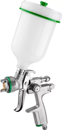 Краскопульт пневматический KRAFTOOL &quot;PRO&quot; Jeta 1000, HVLP, c верхним бачком, 1,3мм 06559-1.3 купить в Челябинске