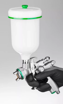 Краскопульт пневматический KRAFTOOL &quot;PRO&quot; Jeta 1000, HVLP, c верхним бачком, 1,3мм 06559-1.3 купить в Челябинске
