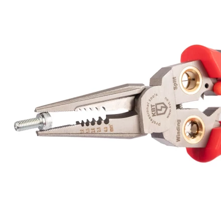 Мультитул-длинногубцы КВТ MT-03т (7 в 1) с функцией снятия изоляции, резки и детектором напряжения (102402) купить в Челябинске