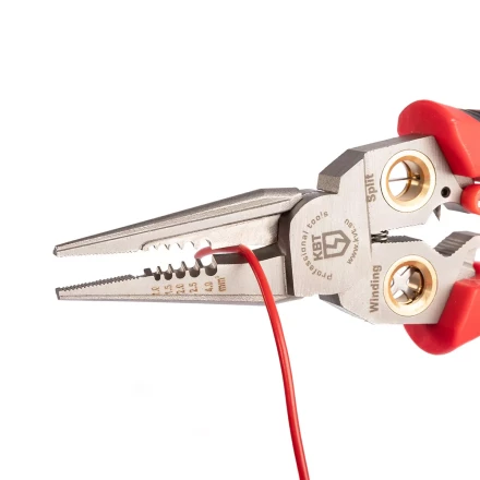 Мультитул-длинногубцы КВТ MT-03т (7 в 1) с функцией снятия изоляции, резки и детектором напряжения (102402) купить в Челябинске