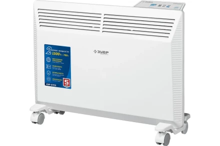 ЗУБР ПРО серия 1.5 кВт, электрический конвектор, Профессионал (КЭП-1500) купить в Челябинске